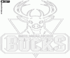 Logo Milwaukee Bucks, NBA-team. Central Division, Eastern Conference