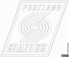 Logo Portland Trail Blazers, NBA-team. Northwest Division, Western Conference