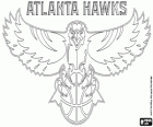 Logo Atlanta Hawks, NBA-team. Southeast Division, Eastern Conference