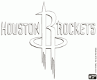 Logo Houston Rockets, NBA-team. Southwest Division, Western Conference