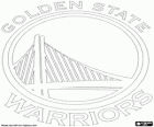 Logo van Golden State Warriors, NBA-team. Pacific Division, Western Conference