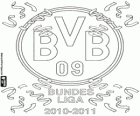 Borussia Dortmund, kampioen van de Duitse voetbalcompetitie Bundesliga 2010-2011