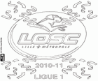 LOSC Lille, kampioen van de Franse voetbalcompetitie, de Franse Ligue 1 2010-2011