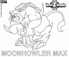 Moonhowler Max. Invizimals. Woont in totale duisternis, maar is bang voor het donker