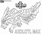 Axolotl Max. Invizimals Shadow Zone. Een van de meest intelligente Invizimals werd de waarzegster van de Maya's