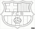 Puzzel Emblem FC Barcelona, ​​Spanje