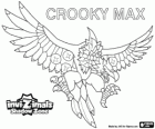 Crooky Max. Invizimals Shadow Zone. Invizimal egoïstisch, manipulatief en hebzuchtig, te gek over de vonken