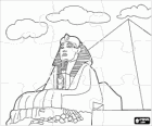 Puzzel van de Grote Sfinx van Gizeh, Egypte