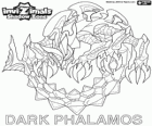 Dark Phalamos. Invizimals Shadow Zone. Dit gevaarlijk schepsel is het gevolg van mutatie van de Phalamos