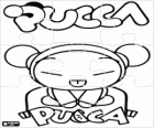 Pucca puzzel. Pucca heeft bovenmenselijke kracht, een zeer grappig en ongelooflijk snel