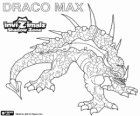 Draco Max. Invizimals Shadow Zone. Een oude draak in steen gebeiteld met grote kracht