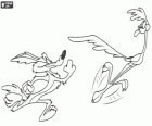 Road Runner en Wile E. Coyote