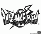 Inazuma Eleven-logo. Nintendo video game en anime manga