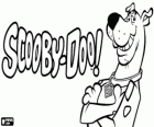 Scooby Doo met het logo