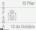 12 oktober nationale feestdag van Spanje, Dag van de Virgen del Pilar en de viering van Hispanic Heritage