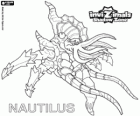 Nautilus. Invizimals Shadow Zone. Het leeft in de diepe zee en gebruik maken van haar tentakels als wapen opwindende