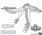 Oceaan Dragon. Invizimals Shadow Zone. Oceaan draak die leeft onder zout water