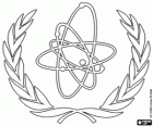 IAEA-logo, het Internationaal Agentschap voor Atoomenergie