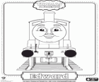 Edward, de locomotief in het blauw is de nummer 2