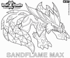 Sandflame Max. Invizimals Shadow Zone. Deze Invizimals hebben beschermd eeuwenlang de graven van de farao's