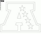 AFC logo. Logo van de American Football Conference, een van de conferenties van de NFL