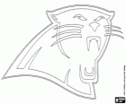 Carolina Panthers logo, american football team in de NFC South divisie, Charlotte, North Carolina