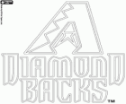 Arizona Diamondbacks logo, professionele honkbal team van de West Division National League, Phoenix, Arizona