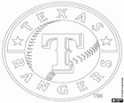 Texas Rangers logo, honkbal team in de American League West Division, Arlington, Texas