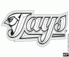 Toronto Blue Jays logo, Canadese honkbal team in de Eastern Division American League, Toronto, Ontario, Canada