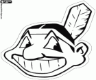 Cleveland Indians logo, honkbal team in de Central Division American League, Cleveland, Ohio