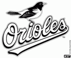 Baltimore Orioles logo, honkbal team in de East Division American League, Baltimore, Maryland