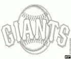 San Francisco Giants-logo, honkbal team van de National League West Division, San Francisco, Californië