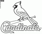 Saint Louis Cardinals logo, honkbal team van de Central Division, de Nationale Liga, St. Louis, Missouri