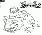 Skylander Bash, de formidabele dinosaurus. Aarde Skylanders