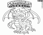 Skylander Spyro, de draak is een geduchte tegenstander die kan vliegen en vuur schiet uit de mond. Magic Skylanders
