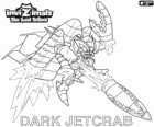 Dark Jetcrab. Invizimals The Lost Tribes. Gek en onintelligente wezens die willen worden astronauten aangedreven door kleine raketten