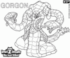 Gorgon. Invizimals The Lost Tribes. Legendarische Monster, krachtige slang met drie hoofden