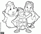 Het Wonder Pets, De prachtige huisdieren: Linny, Tuck en Ming Ming