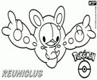 Reuniclus, psychische Pokémon, laatste evolutie van Solosis en Duosion. Rankurusu