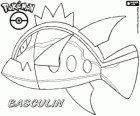 Basculin, Bassrao in het Japans, een Pokémon gekleurde vis
