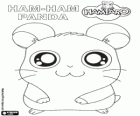 Panda, de Ham-Ham timmerman of bouwer van Hamtaro