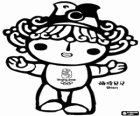 Beibei, een van de Fuwa: vijf goed-geluk poppen. Mascotte van de Olympische Spelen Beijing 2008