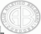 Logo van Club Atlético Belgrano de Córdoba. Argentijnse sport club en voetbal team uit de stad Córdoba