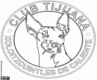 Logo van de Club Tijuana Xoloitzcuintles de Caliente, Xolos de Tijuana. Mexicaans voetbalelftal