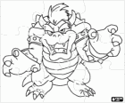 Bowser of King Koopa puzzel, de belangrijkste vijand in Mario spellen