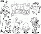 Puzzel met de monsters van Moshi Monsters