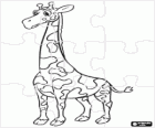 Een giraffe puzzel