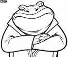 Bufo, een kikker die een zakenman in de geheime wereld is
