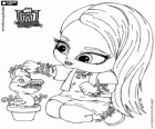 Venus McFlytrap, de dochter van een plant monster. Monster High Baby