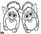 Twee grappige furbys